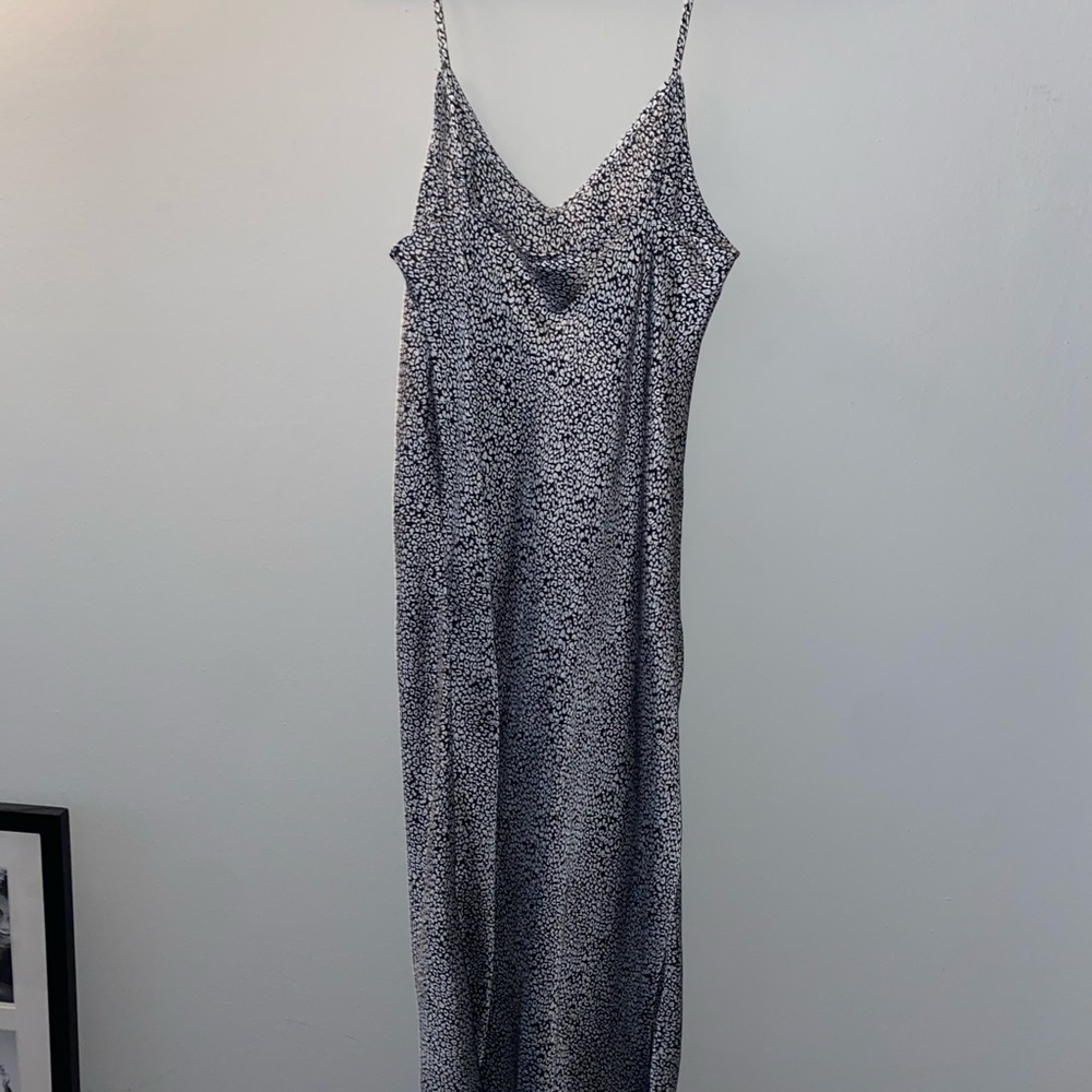 A New Day brand satin slip dress.